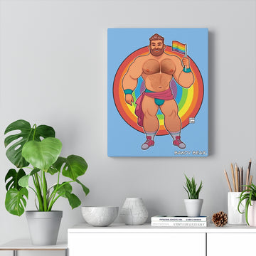 Bawdy Bear Pride / Canvas Gallery Wraps